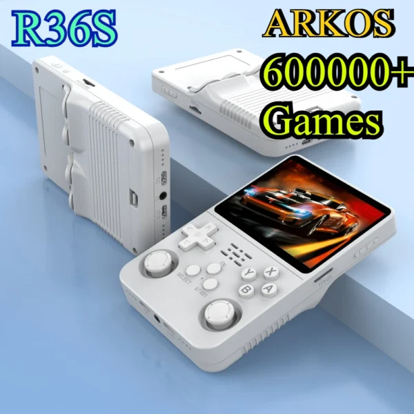 256G Open Source R36S Video Game Console Linux System 3.5 Inch IPS Screen Portable Pocket Video Player 64G/128G best Game gift
