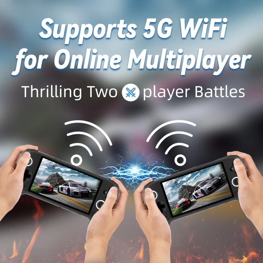 kf-Sdd48eac8811a4d8e8e8487b8c7de2e4aU ANBERNIC RG556 Retro Handheld Games Console 5.48" AMOLED Screen WIFI Android Video Games Player Supports AI Assistant Streaming