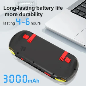 GAMINJA ANS16 Handheld Game 4.5 Inch IPS Screen RGB Lighting Portable Retro Video Game Console 64GB For PS1/GBA/SFC