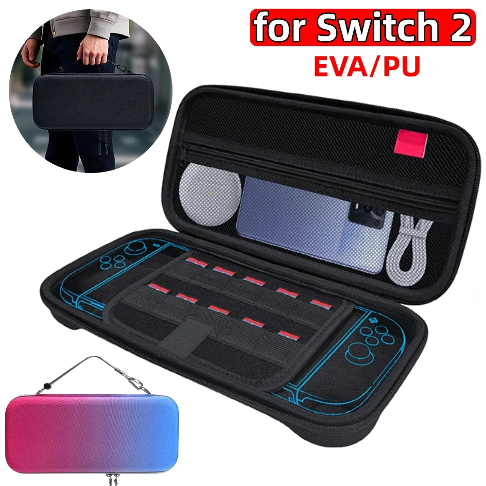 Carrying Case for Nintendo Switch 2 Console Portable Storage Bag Hard Shell Pouch Travel Carrying Protective Case Accessories