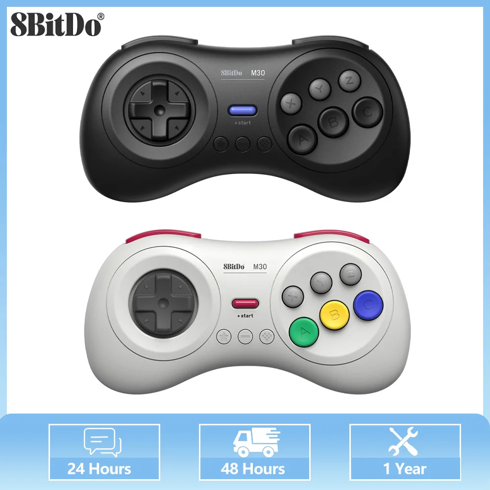 kf-Se223e6896e6f422b81ba486301ec846cO 8BitDo M30 Bluetooth Gamepad Support For Nintendo Switch/Windows 10/11/Android/Raspberry Pi Controller