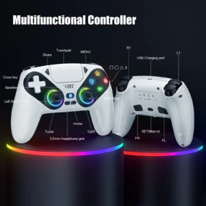 kf-Se230f982e3994e66b2c4fde7efba5669m For Playstation 5 Wireless Controller For Ps5 Pc Console Controller With Turbo Dual Sense Vibrate Programming Bluetooth Gamepad