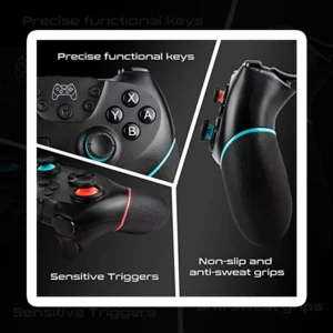 kf-Se235af0ee14843b89c899c098ca67269i DATA FROG Wireless Controller Compatible-Nintendo Switch Adjustable Turbo with 6-Axis Vibration Gamepad For PC/NS Lite Console