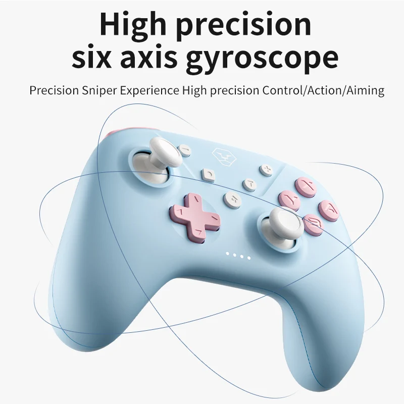 AOLION Bluetooth controller For Switch 2/1/PC/iOS/Android game pro Gamepad support Tubro Function