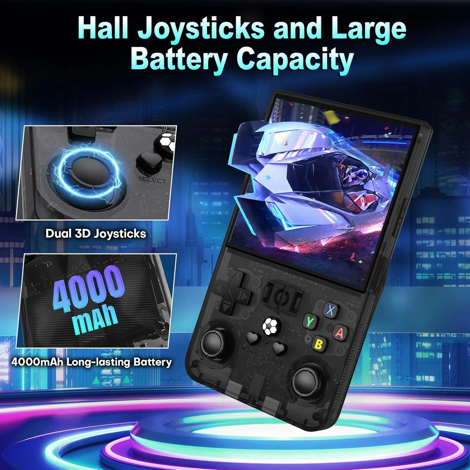 WDYQJE Gaming Console Handheld R36MAX Retro Handheld Game Console Linux System 4'' IPS Screen R36 Portable Pocket Video Player 11 kf Se4f817b8003a4b21a3fae920688db4adQ