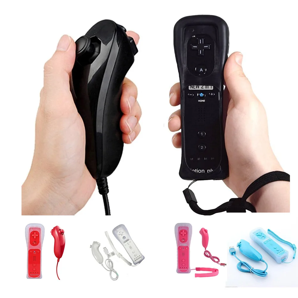 kf-Se650cc97a3584f4ba1fe8d8e00328a7di STORM WYRM Controllers Compatible for wii and Wii U with Built in Motion Plus,Controller with Silicone Case and Wrist WU001