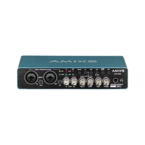 AMIXS UC42 Audio Interface for Recording Computer Free Drive USB External Sound Card for Pc Audio Equipment Professional Video