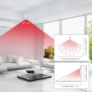 433MHZ PIR Sensor Home Alarm Motion Alarm Security System Wireless Connecting to The Alarm Host Battery Operated