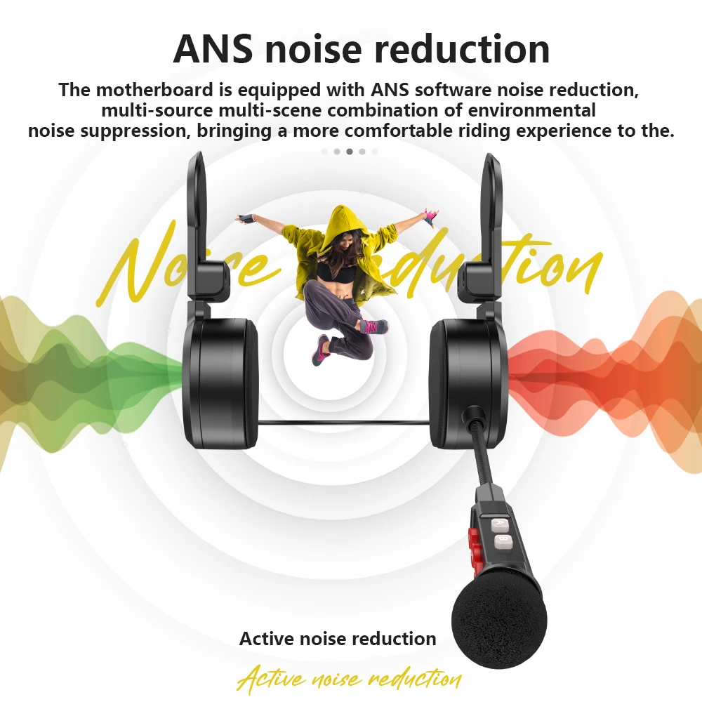 BT9 Motorcycle Bluetooth Headset Wireless Stereo Moto Helmet Headphones Handsfree Call MP3 Music Player Waterproof Earphone 5 kf Sedd8f9101d804e09b8729ccfcc19709ac