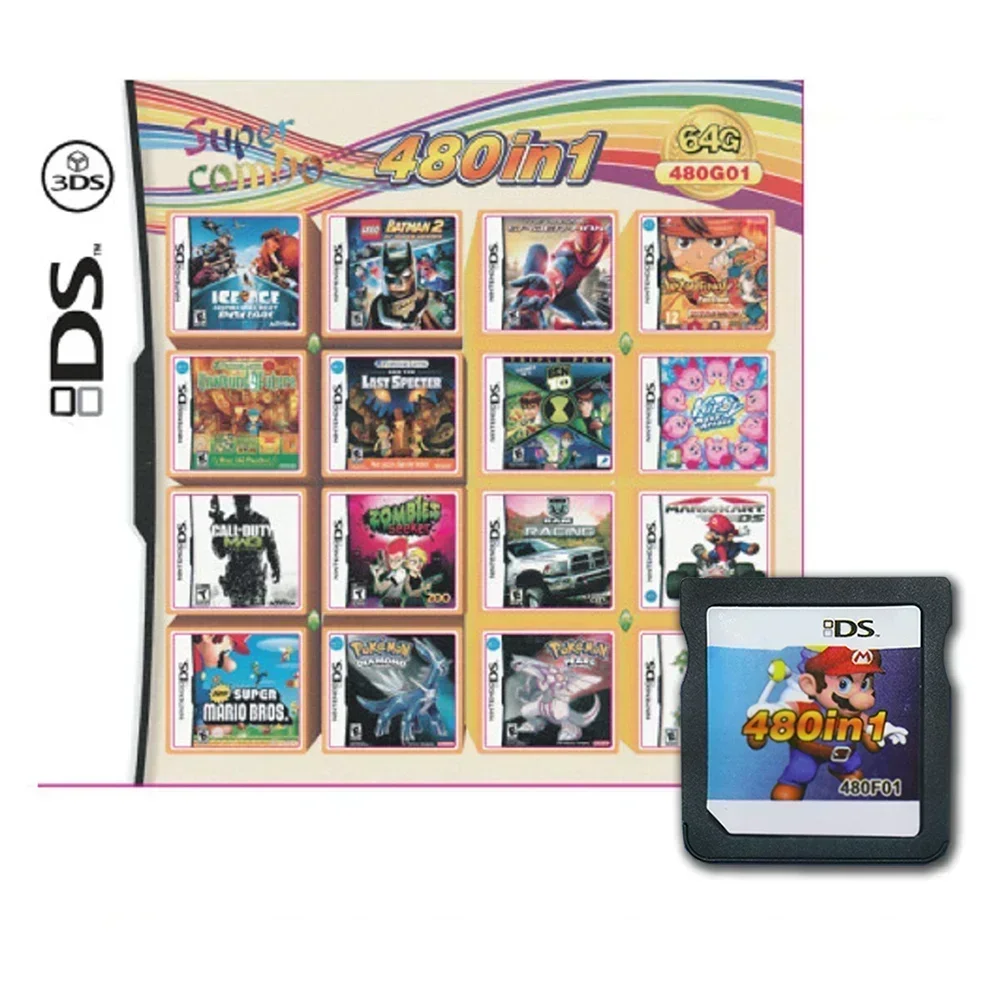 208 486 in 1 MULTI CART Super Combo Video Games Cartridge Card Cart For DS NDS 3DS XL 3DSXL 2DS NDSL NDSI 6 kf Sef73e8e0c99247919d1a3334840ee2878