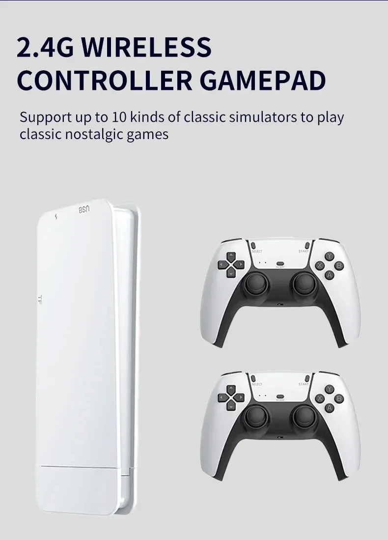 M15 4K Handheld Video Game Console 64G 20000+ Retro Games Wireless Gamepads HD Gaming Multi-Emulator Stick 5 kf Sefbaabb54efa48e0837f60a89a1d2634r