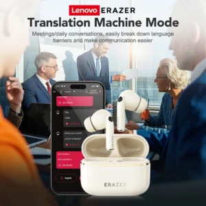 [AI Earbuds] Translator Erazer XT89 PRO Bluetooth Earphones AI Translate Earbuds Game Low Latency Wireless Headphones In-Ear