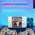 Open Souce XF40H Retro Handheld Game Console Linux 4.0 IPS Screen Supports WiFi Glowing Rocker Portable Pocket Video Game Player