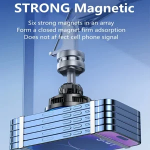 Magnetic Ice Cooling Car Wireless Charger Dock Fast Charging Station for iPhone 16 15 14 13 12 Pro Max Car Phone Holder Stand