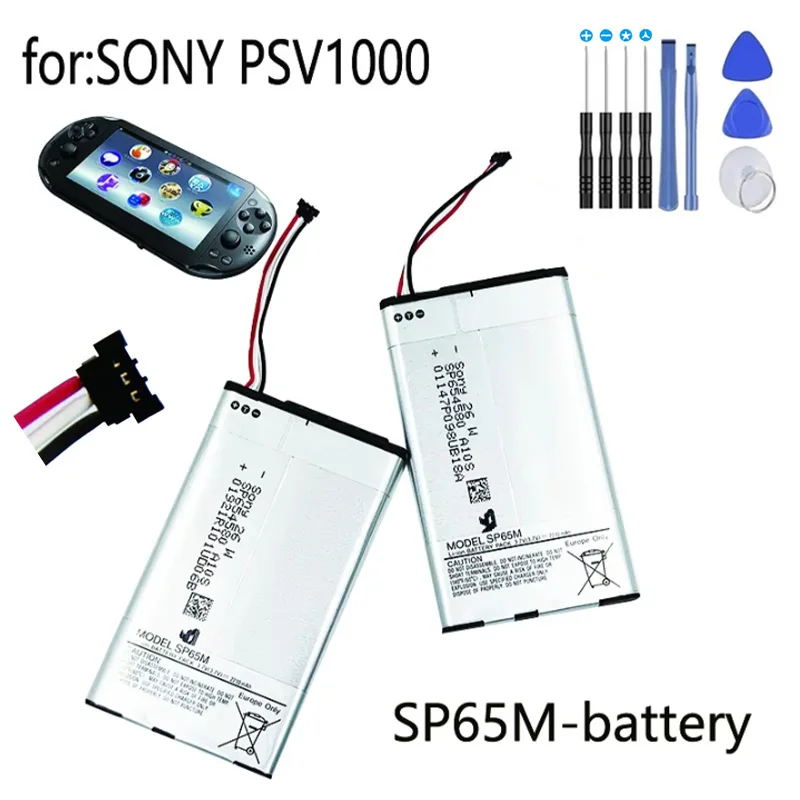 New 2210mAh Original Battery For Sony PSV1000 PSV 1000 SP65M PlayStation PS VITA Gamepad PCH-1001 PCH-1101