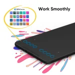 Drawing Tablet XPPen Pen Tablet Deco Mini7V2 with Tilt Function 8 Keys 16384 Levels Graphics Tablet for Android Mac Windows