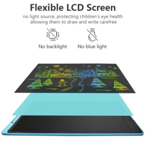 16/20 Inch Writing Board Drawing Tablet for Kids, Large Electronic Drawing Pad with Colorful Screen, Digital Graphic Tablets Toy