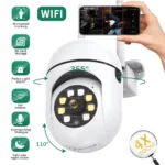 3MP WIFI IP Cameras Outdoor Surveillance Video Human Detection CCTV Security 4X Digital Zoom Wireless Monitor Audio Night Vision