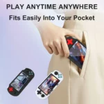 kf-Sfdfff2ebe0f74dc79b47289c1b8b6044O GAMINJA ANS16 Handheld Game 4.5 Inch IPS Screen RGB Lighting Portable Retro Video Game Console 64GB For PS1/GBA/SFC