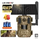 kf-Sff3622e4ac74495c8e547792179d8b7ak LS VISION Solar Hunting Trail Camera 14MP 4G SIM Card IP66 Waterproof 20M PIR Motion Detection Wildlife Camera IR Night Vision