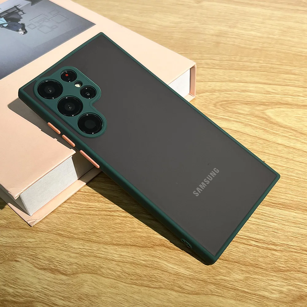 Luxury Aromr Shockproof Case For Samsung Galaxy S24 S21 S22 S23 Plus S20 S21 FE S24 Ultra 5G Skin Feel Protective Cover Cases 3 Luxury Aromr Shockproof Case For Samsung Galaxy S24 S21 S22 S23 Plus S20 S21 FE S24 Ultra 5G Skin Feel Protective Cover Cases - Image 3