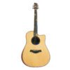 41" Solid Wood Dreadnought Acoustic Guitar – Solid Spruce Top with Rosewood Back & Sides, Professional Grade for Stage & Studio