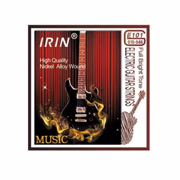 1 IRIN E101 Electric Guitar Strings 10-46 Gauge Nickel Wound Set