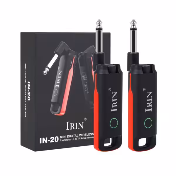 IRIN IN-20 Wireless Guitar System 2.4GHz with USB-C Charging