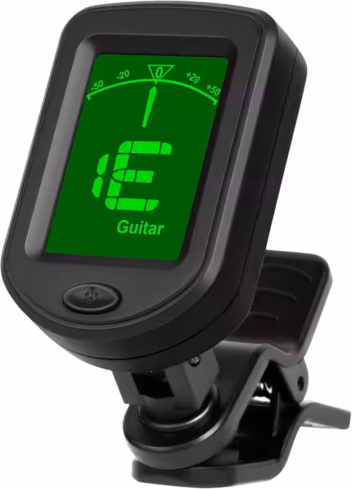 Clip-On Tuner for Guitar/Bass/Ukulele/Violin with LCD Display