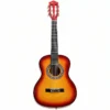 Melodic 34'' Kids Acoustic Guitar with Bag & Tuner - Wooden 6-String Beginner Guitar for Children Ages 5-10, Sunburst