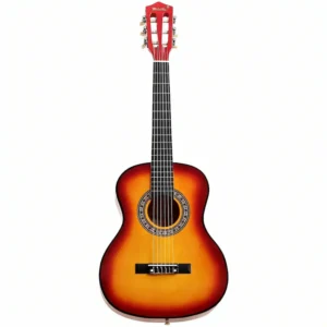 Cart 4 Melodic 34'' Kids Acoustic Guitar with Bag & Tuner - Wooden 6-String Beginner Guitar for Children Ages 5-10, Sunburst