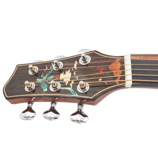 41" Solid Wood Dreadnought Acoustic Guitar – Solid Spruce Top with Rosewood Back & Sides, Professional Grade for Stage & Studio