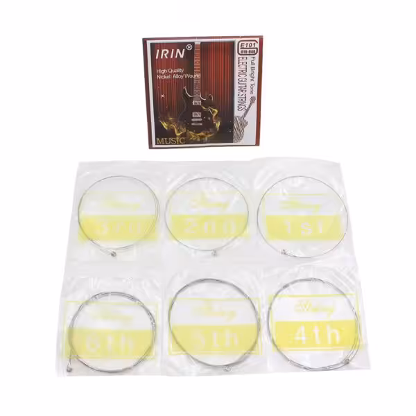 5 IRIN E101 Electric Guitar Strings 10-46 Gauge Nickel Wound Set