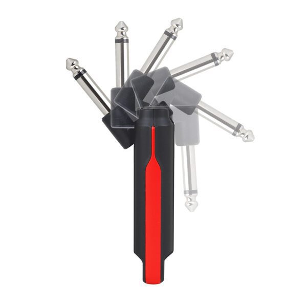 IRIN IN-20 Wireless Guitar Transmitter Receiver – 30m Range, 6.35mm Interface for Live Performance & Streaming