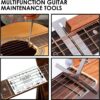45 PCS Guitar Repair Tool Kit, Professional Setup & Maintenance Kit for Acoustic Electric Guitar Bass Ukulele Banjo