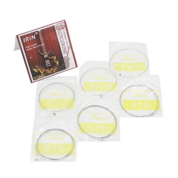 Elektrisk gitarstrenger – 10-46 nikkelbelagt for rock, jazz og øving E101