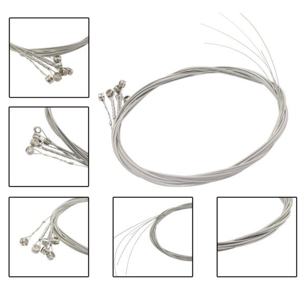 Elektrisk gitarstrenger – 10-46 nikkelbelagt for rock, jazz og øving E101