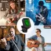 8 Clip-On Tuner for Guitar/Bass/Ukulele/Violin with LCD Display