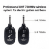 A8 Wireless Guitar System for Electric Guitar & Bass - 2.4GHz Transmitter/Receiver