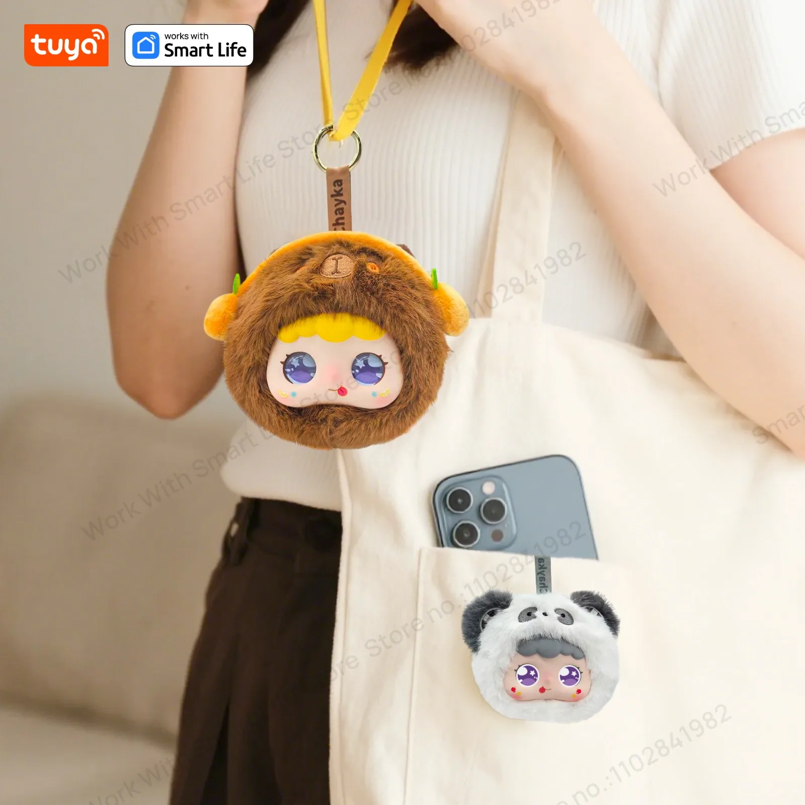 Tuya Smart AI Plush Robot with LED Eyes and Voice Control: Interactive Smart Toy for Kids, USB Rechargeable Companion Perfect for Home and Gift Giving 12 kf S023bde46dbde41839fb9ffe2e161ce30r