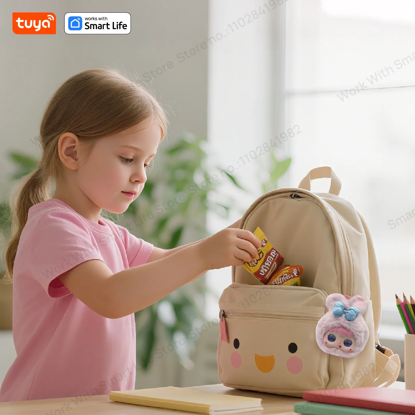 Tuya Smart AI Plush Robot with LED Eyes and Voice Control: Interactive Smart Toy for Kids, USB Rechargeable Companion Perfect for Home and Gift Giving 11 kf S08b4a2ac668e49bca1f4d9703fce2b3dp