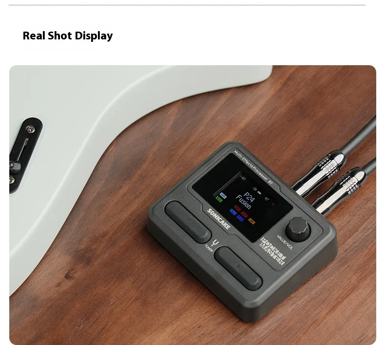 SONICAKE Pocket Master Electric Guitar & Bass Amplifier with Customized 1.77 LCD Screen, Modeling IR Multi-Effect, OTG Looper & Gifts 21 kf S2778a5f6d18c4e3990951f68f9ae17abT