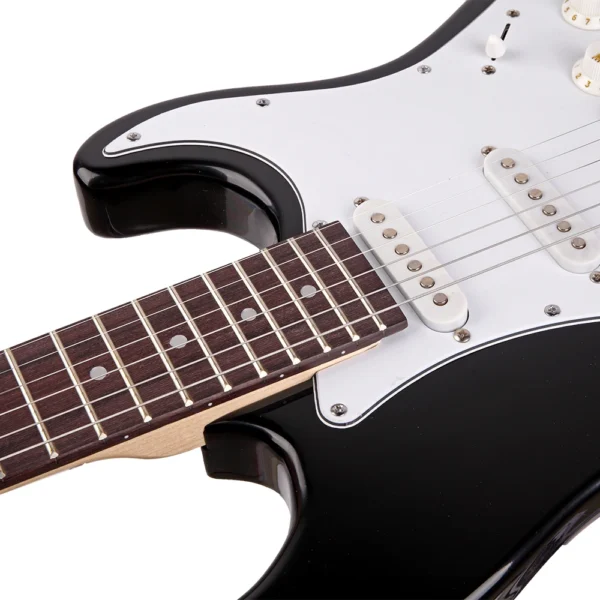 kf-S2d9e5b7083644498992e70e2788bd0207 Black & White Rosewood Fingerboard Electric Guitar - Premium Tone & Style: Elevate Your Sound and Style Today!