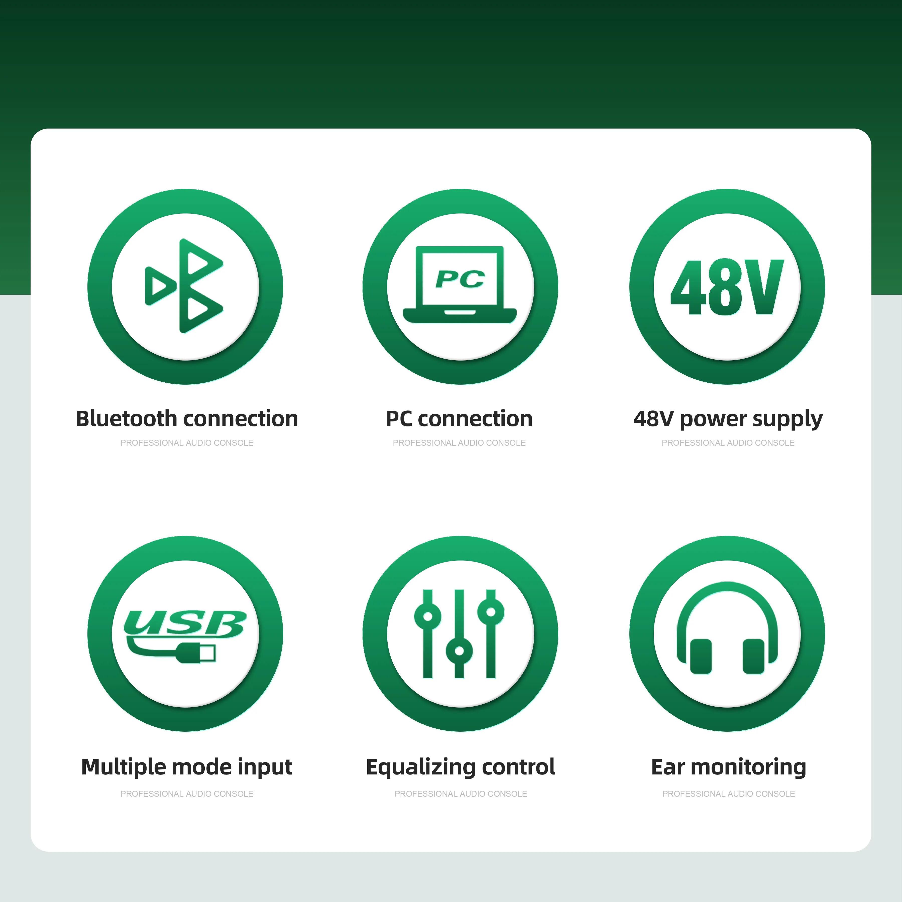 Debra 4-Channel Audio Mixer with UHF Wireless Microphone, Bluetooth Recording, PC Compatibility, Delay and Repeat Effect Audio Interface Mixing Console 2 kf S379c5e13d08f4f9496564d8594f50fe5p