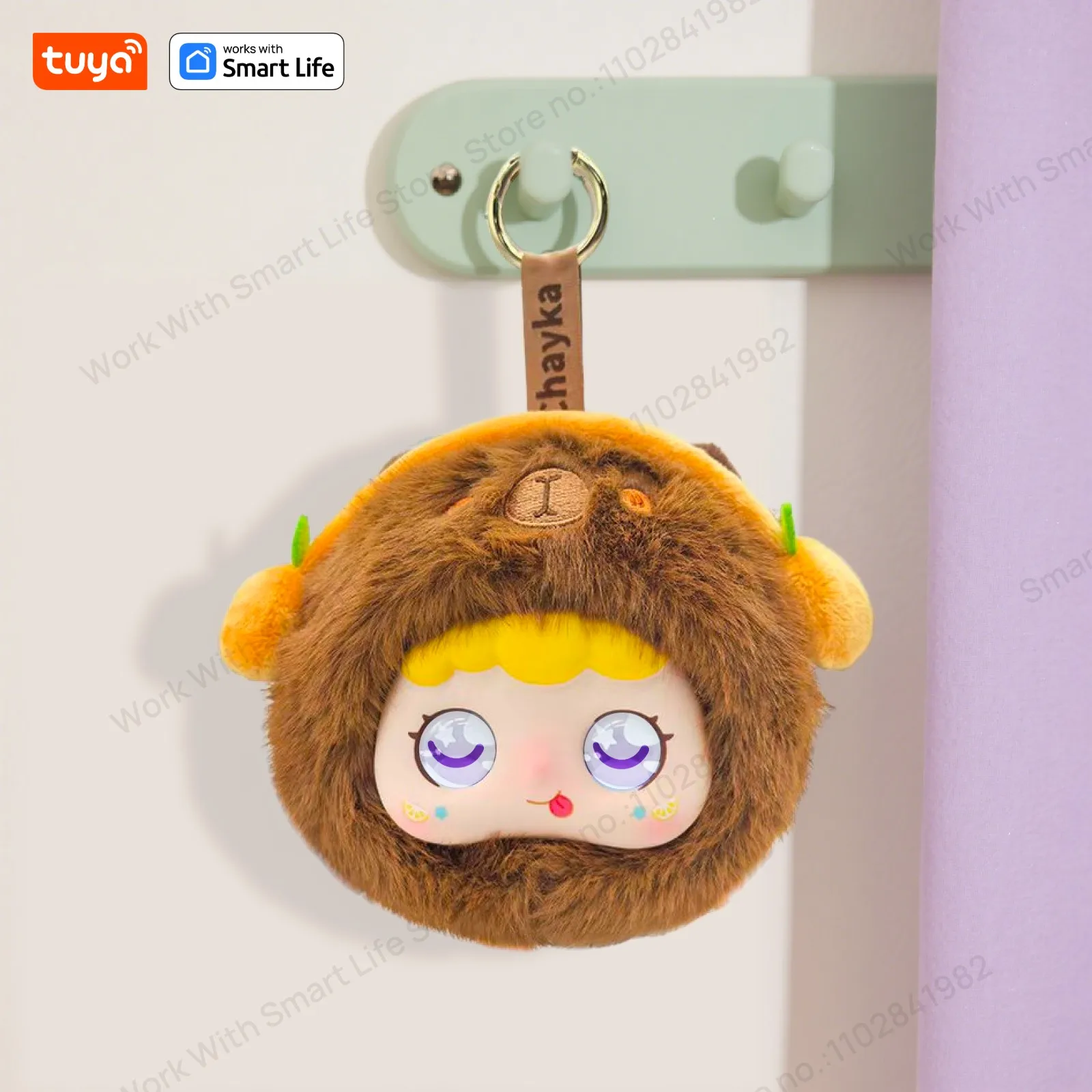 Tuya Smart AI Plush Robot with LED Eyes and Voice Control: Interactive Smart Toy for Kids, USB Rechargeable Companion Perfect for Home and Gift Giving 13 kf S3f7f80f0b1284aceb7939fc81d6347e3n