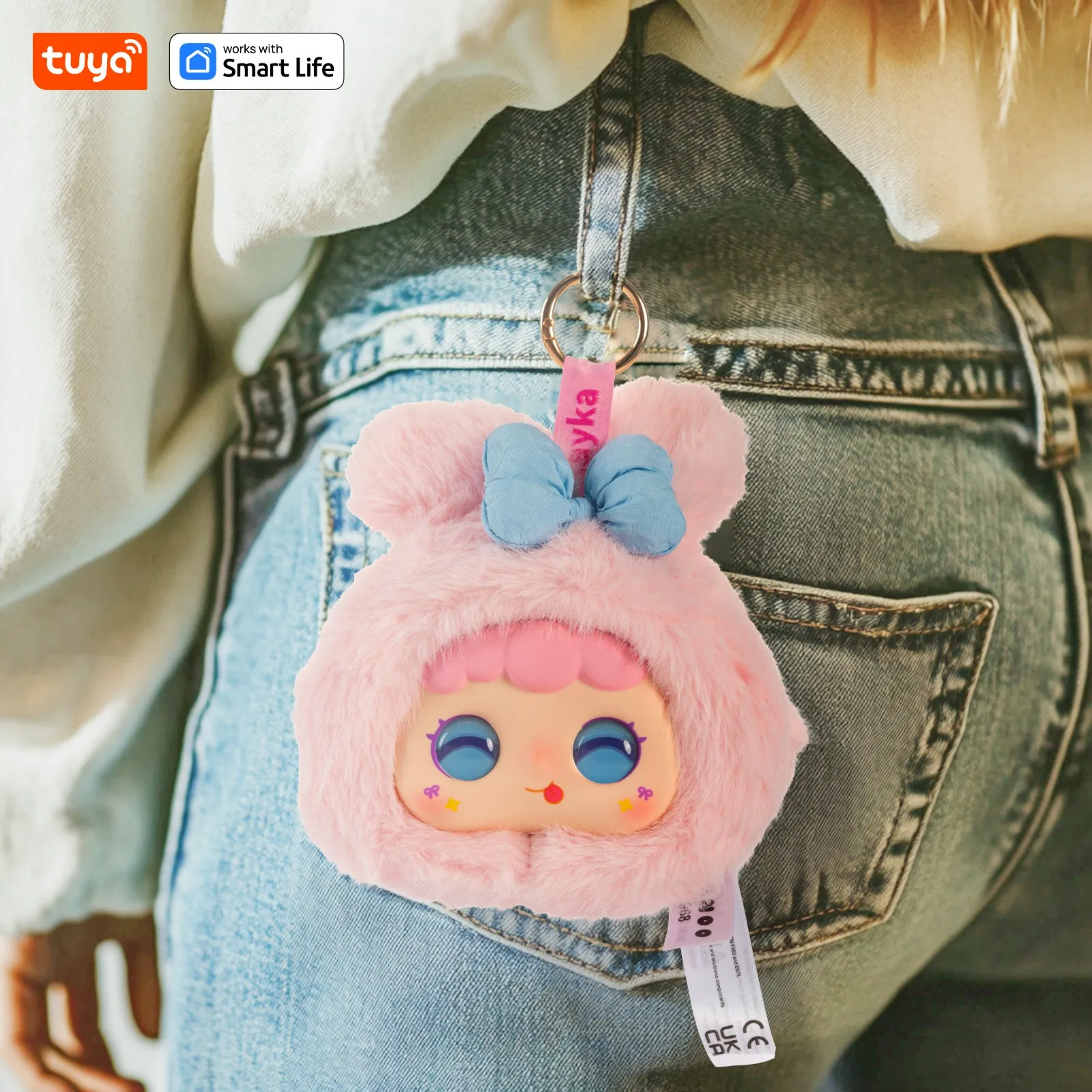 Tuya Smart AI Plush Robot with LED Eyes and Voice Control: Interactive Smart Toy for Kids, USB Rechargeable Companion Perfect for Home and Gift Giving 14 kf S53d0171c2f254e0886e01a5f901cfb3ac