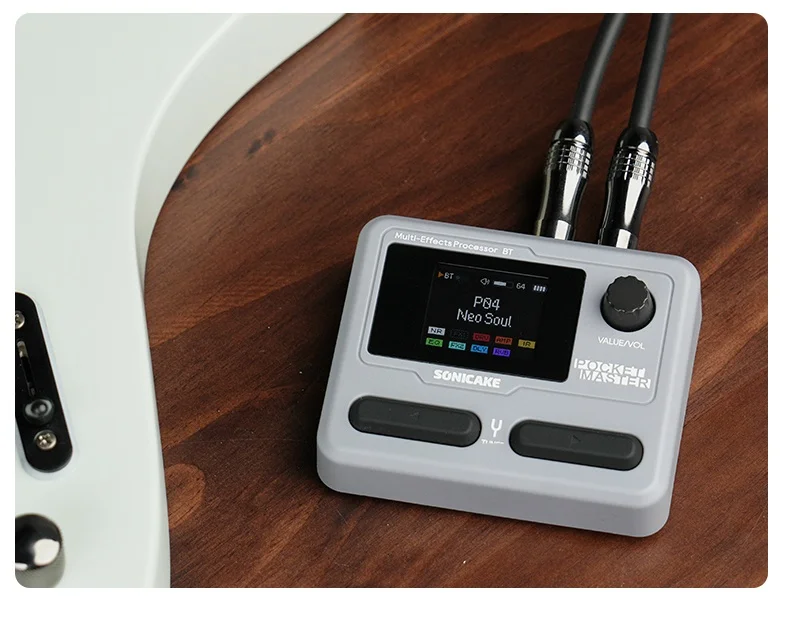 SONICAKE Pocket Master Electric Guitar & Bass Amplifier with Customized 1.77 LCD Screen, Modeling IR Multi-Effect, OTG Looper & Gifts 22 kf S61a0abf8329447ecae5910f5dff661ecP