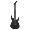 JS Series Dinky JS11 Black Electric Guitar with Amaranth Fingerboard - Durable Maple Neck, Rich Dark Finish for Rock Performers