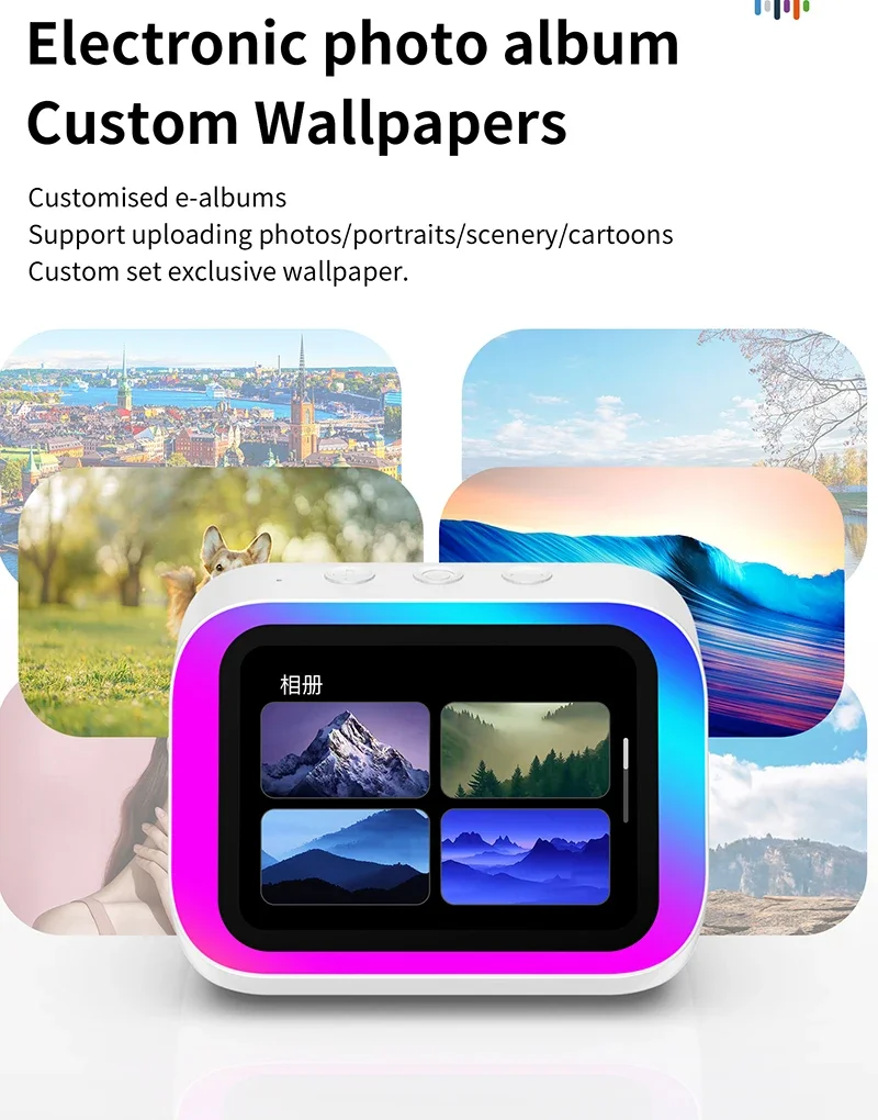 Smart Bluetooth Alarm Clock with Weather Display, Night Light, Music, Stories, and Photo Frame - Perfect Gift with Bluetooth APP 6 kf S817a300157494ed2a8f28a9f5efd47e1K