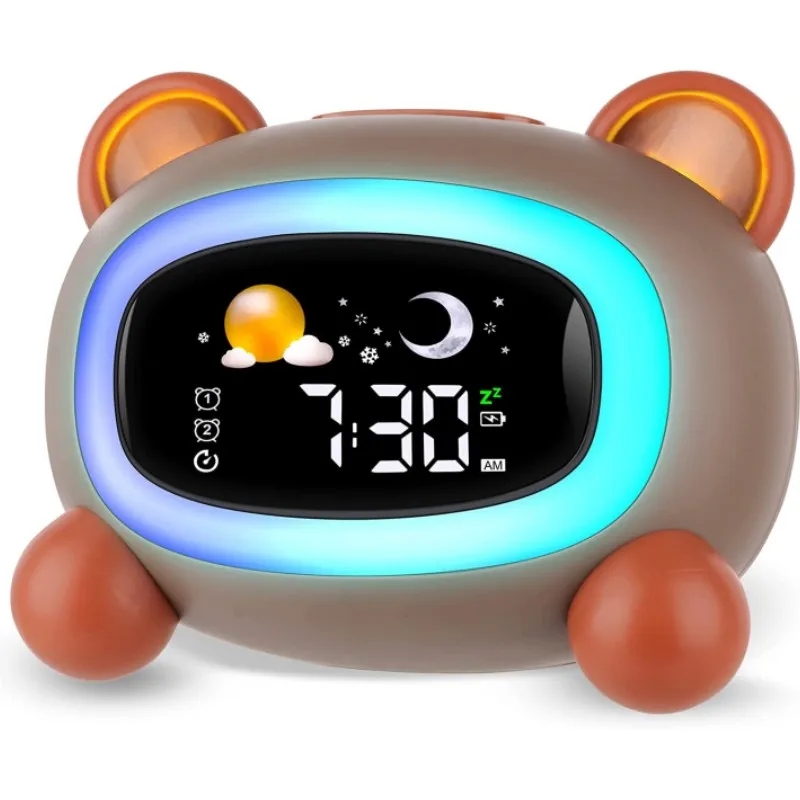 Sleep Training Alarm Clock for Kids: Wake-Up Sound Machine Birthday Gift for Boys and Girls 12 kf S84f1c8ba11ee4995ad995c5b51991846h